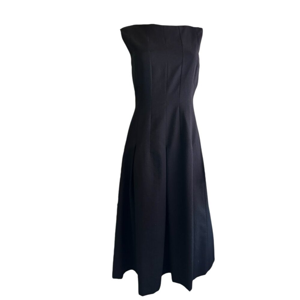 NWT Pristine Black Cashmere Dries Van Noten Dress